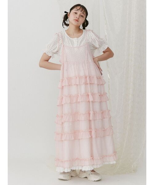 merry jenny（メリージェニー）の「小花柄パフスリーブTee（Tシャツ/カットソー・レディース・イエロー/ブルー/ピンク・FREE）」の21枚目の写真