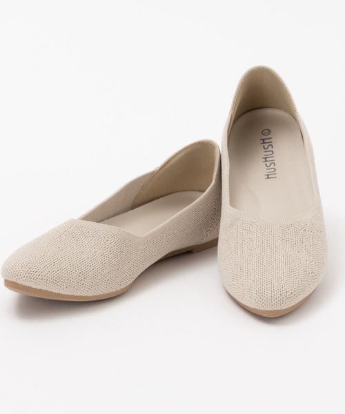 HusHusH（ハッシュアッシュ）の「HusHusH ハッシュアッシュ 人間工学 ニットパンプス（パンプス・レディース・ライトベージュ/ブラック/ブルー系その他・L/M）」の13枚目の写真