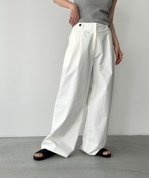 CANAL JEAN | Lakey Park(レイキーパーク) ウエストボタンタックパンツ(その他パンツ)