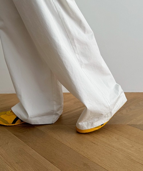 CANAL JEAN(キャナルジーン)の「Lakey Park ウエストボタンタックパンツ(その他パンツ・レディース・ブラック/ホワイト・SMALL/MEDIUM)」の14枚目の写真