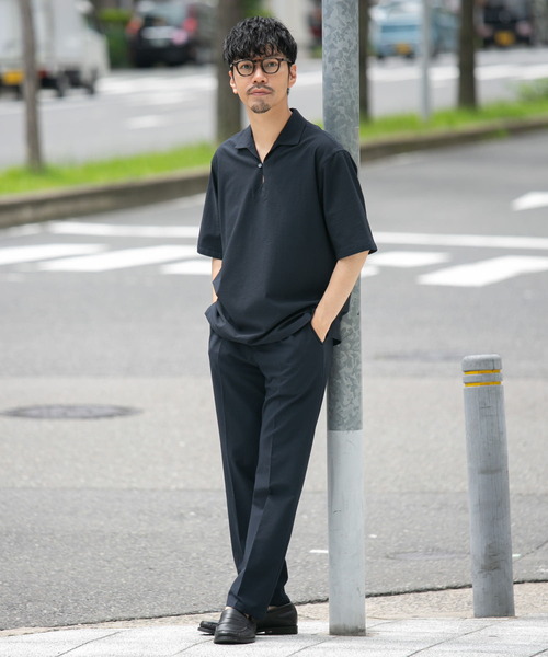 URBAN RESEARCH ROSSO MEN（アーバンリサーチロッソメン）の「『セットアップ対応』『XLサイズあり』ウォッシャブルシアサッカーイージーパンツ（その他パンツ・メンズ・ブラック/ネイビー/ストライプ・SMALL/MEDIUM/LARGE/X-LARGE）」の14枚目の写真