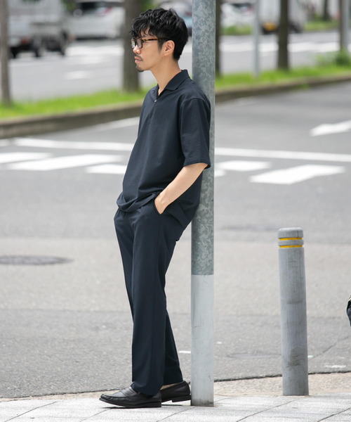 URBAN RESEARCH ROSSO MEN（アーバンリサーチロッソメン）の「『セットアップ対応』『XLサイズあり』ウォッシャブルシアサッカーイージーパンツ（その他パンツ・メンズ・ブラック/ネイビー/ストライプ・SMALL/MEDIUM/LARGE/X-LARGE）」の15枚目の写真