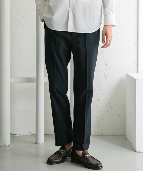 URBAN RESEARCH ROSSO MEN（アーバンリサーチロッソメン）の「『セットアップ対応』『XLサイズあり』ウォッシャブルシアサッカーイージーパンツ（その他パンツ・メンズ・ブラック/ネイビー/ストライプ・SMALL/MEDIUM/LARGE/X-LARGE）」の17枚目の写真