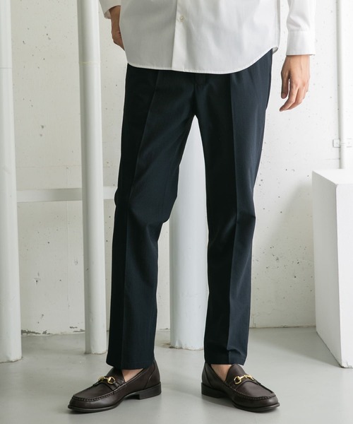 URBAN RESEARCH ROSSO MEN（アーバンリサーチロッソメン）の「『セットアップ対応』『XLサイズあり』ウォッシャブルシアサッカーイージーパンツ（その他パンツ・メンズ・ブラック/ネイビー/ストライプ・SMALL/MEDIUM/LARGE/X-LARGE）」の19枚目の写真