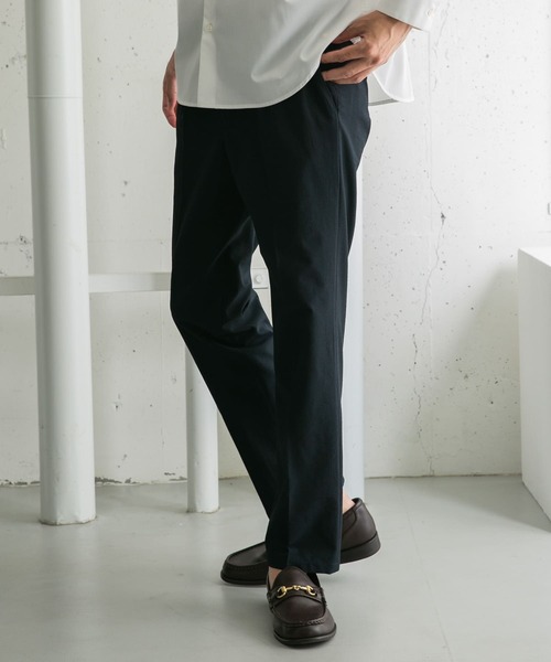 URBAN RESEARCH ROSSO MEN（アーバンリサーチロッソメン）の「『セットアップ対応』『XLサイズあり』ウォッシャブルシアサッカーイージーパンツ（その他パンツ・メンズ・ブラック/ネイビー/ストライプ・SMALL/MEDIUM/LARGE/X-LARGE）」の21枚目の写真