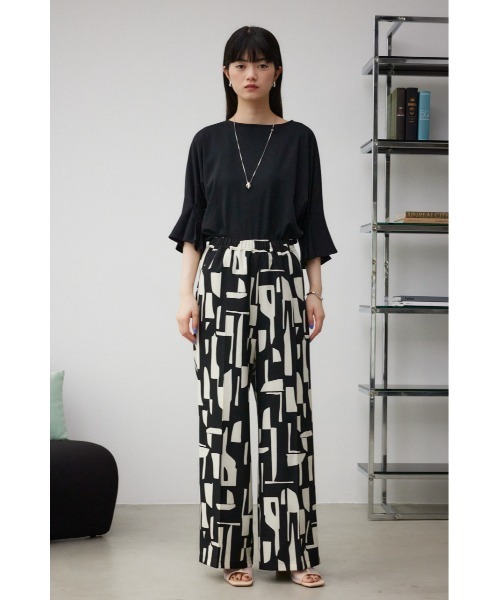 AZUL by moussy（アズールバイマウジー）の「ジオメトリックパターンイージーパンツ（その他パンツ・レディース・グリーン系その他/ブルー系その他/ブラック系その他・SMALL/MEDIUM）」の19枚目の写真