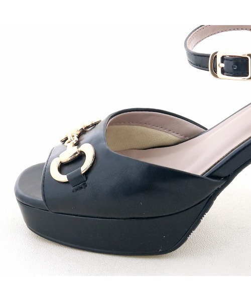 byあしながおじさん（バイアシナガオジサン）の「厚底ビットサンダル　8980737（サンダル・レディース・ブラック/ピンクベージュ/アイボリー/レッド・23.5cm/23.0cm/22.5cm/24.5cm/24.0cm）」の13枚目の写真