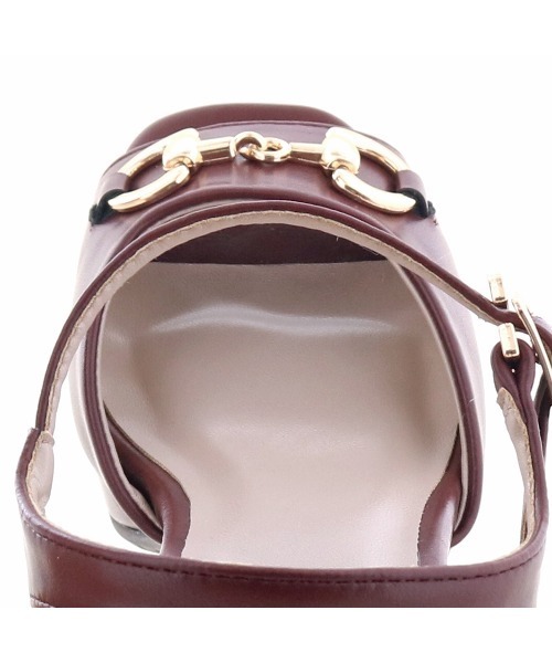 byあしながおじさん（バイアシナガオジサン）の「厚底ビットサンダル　8980737（サンダル・レディース・ブラック/ピンクベージュ/アイボリー/レッド・23.5cm/23.0cm/22.5cm/24.5cm/24.0cm）」の17枚目の写真