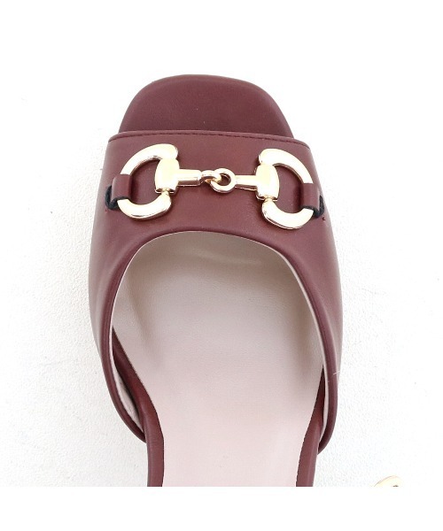 byあしながおじさん（バイアシナガオジサン）の「厚底ビットサンダル　8980737（サンダル・レディース・ブラック/ピンクベージュ/アイボリー/レッド・23.5cm/23.0cm/22.5cm/24.5cm/24.0cm）」の16枚目の写真