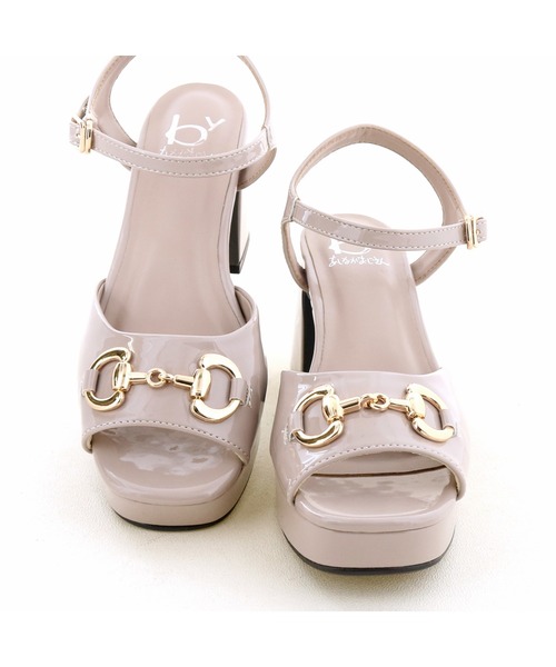 byあしながおじさん（バイアシナガオジサン）の「厚底ビットサンダル　8980737（サンダル・レディース・ブラック/ピンクベージュ/アイボリー/レッド・23.5cm/23.0cm/22.5cm/24.5cm/24.0cm）」の20枚目の写真