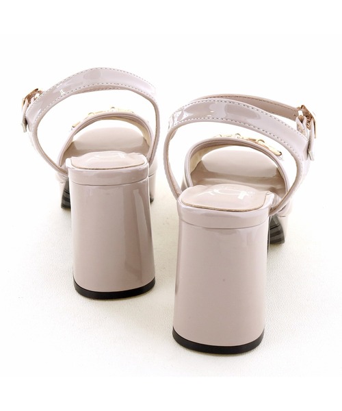 byあしながおじさん（バイアシナガオジサン）の「厚底ビットサンダル　8980737（サンダル・レディース・ブラック/ピンクベージュ/アイボリー/レッド・23.5cm/23.0cm/22.5cm/24.5cm/24.0cm）」の21枚目の写真