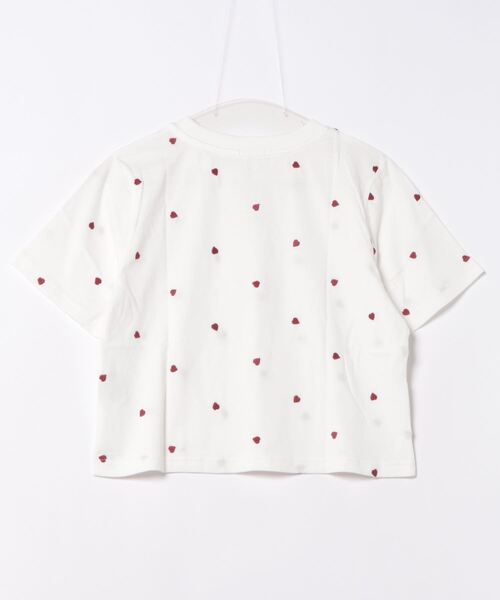 Honeys（ハニーズ）の「ハート刺繍Tシャツ（Tシャツ/カットソー