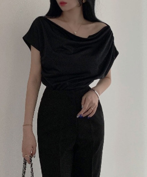 FREE STYLISTS(フリー スタイリスト)の「YUGA_YGMC オフショルダー PO(その他トップス・レディース・ブラウン/ベビーピンク/ブラック/オフホワイト・FREE)」の16枚目の写真