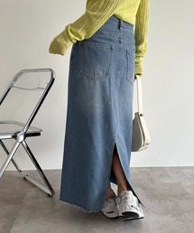 apres jour mignon | デニムマキシスカート【ZOZOTOWN限定アイテム】(デニムスカート)