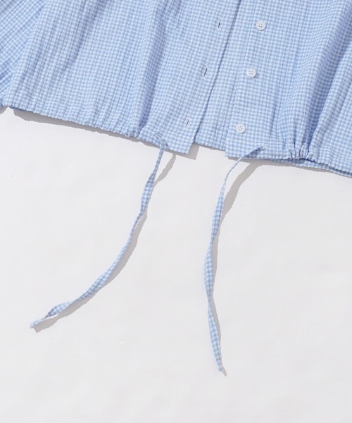 flower（フラワー）の「コットンレースフーディー（その他アウター・レディース・ブルー/ホワイト・FREE）」の21枚目の写真