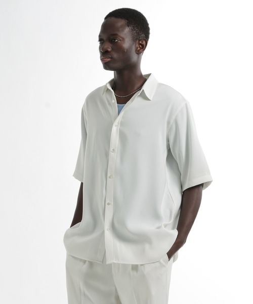 HARE（ハレ）の「【SET UP対応 イージーケア 接触冷感】TOROMIシャツSS(HARE)（シャツ/ブラウス・メンズ・ライトブルー/グレー/ブラック/ホワイト/レッド/ブルー/パープル/ブルー系その他/ブラウン/ブラック系その他/ホワイト系その他/ピンク系その他・SMALL/MEDIUM）」の3枚目の写真