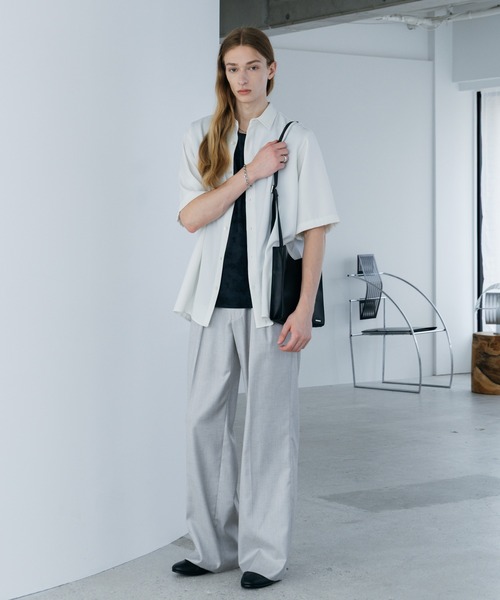 HARE（ハレ）の「【SET UP対応 イージーケア 接触冷感】TOROMIシャツSS(HARE)（シャツ/ブラウス・メンズ・ライトブルー/グレー/ブラック/ホワイト/レッド/ブルー/パープル/ブルー系その他/ブラウン/ブラック系その他/ホワイト系その他/ピンク系その他・SMALL/MEDIUM）」の20枚目の写真