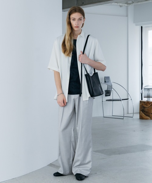 HARE（ハレ）の「【SET UP対応 イージーケア 接触冷感】TOROMIシャツSS(HARE)（シャツ/ブラウス・メンズ・ライトブルー/グレー/ブラック/ホワイト/レッド/ブルー/パープル/ブルー系その他/ブラウン/ブラック系その他/ホワイト系その他/ピンク系その他・SMALL/MEDIUM）」の21枚目の写真