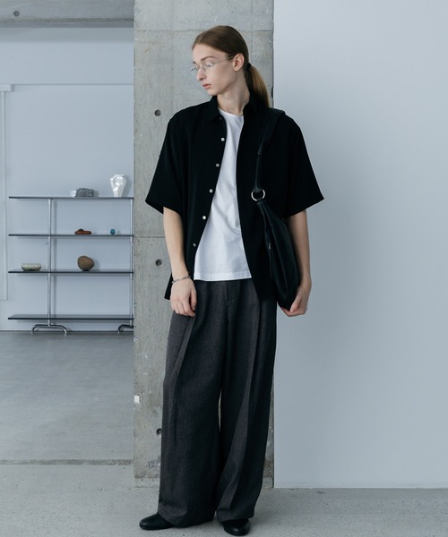 HARE（ハレ）の「【SET UP対応 イージーケア 接触冷感】TOROMIシャツSS(HARE)（シャツ/ブラウス・メンズ・ライトブルー/グレー/ブラック/ホワイト/レッド/ブルー/パープル/ブルー系その他/ブラウン/ブラック系その他/ホワイト系その他/ピンク系その他・SMALL/MEDIUM）」の16枚目の写真