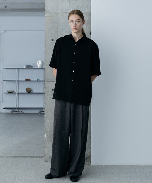 HARE（ハレ）の「【SET UP対応 イージーケア 接触冷感】TOROMIシャツSS(HARE)（シャツ/ブラウス・メンズ・ライトブルー/グレー/ブラック/ホワイト/レッド/ブルー/パープル/ブルー系その他/ブラウン/ブラック系その他/ホワイト系その他/ピンク系その他・SMALL/MEDIUM）」の13枚目の写真