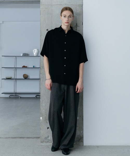 HARE（ハレ）の「【SET UP対応 イージーケア 接触冷感】TOROMIシャツSS(HARE)（シャツ/ブラウス・メンズ・ライトブルー/グレー/ブラック/ホワイト/レッド/ブルー/パープル/ブルー系その他/ブラウン/ブラック系その他/ホワイト系その他/ピンク系その他・SMALL/MEDIUM）」の14枚目の写真