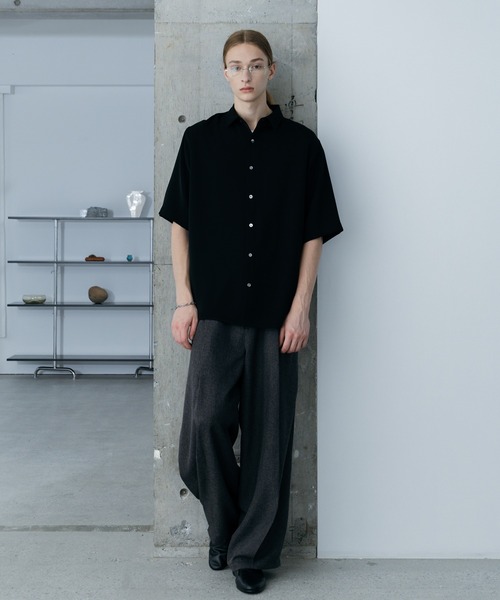 HARE（ハレ）の「【SET UP対応 イージーケア 接触冷感】TOROMIシャツSS(HARE)（シャツ/ブラウス・メンズ・ライトブルー/グレー/ブラック/ホワイト/レッド/ブルー/パープル/ブルー系その他/ブラウン/ブラック系その他/ホワイト系その他/ピンク系その他・SMALL/MEDIUM）」の15枚目の写真