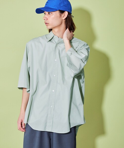ハーフスリーブシャツ CITEN（シテン）の「＜CITEN＞スタンダードハーフスリーブシャツ