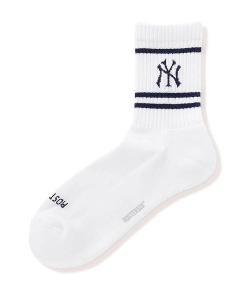 ROSTER SOX(ロスターソックス)の「MLB×ROSTER SOX/ロスターソックス/MLB-176 MLB SS SOCKS(ソックス/靴下・メンズ・ネイビー・1/2)」の1枚目の写真