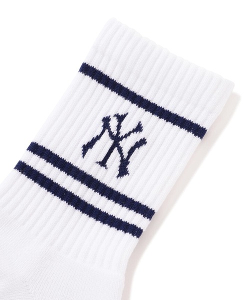 ROSTER SOX(ロスターソックス)の「MLB×ROSTER SOX/ロスターソックス/MLB-176 MLB SS SOCKS(ソックス/靴下・メンズ・ネイビー・1/2)」の3枚目の写真