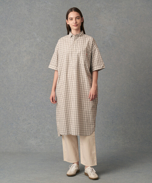 DANTON（ダントン）の「WOMEN'S COTTON POPLIN PULLOVER SHIRT