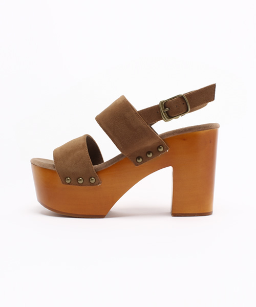 mystic（ミスティック）の「【mystic】ウッドソールサンダル（サンダル・レディース・その他22/キャメル/グレー・37/36/38）」の11枚目の写真