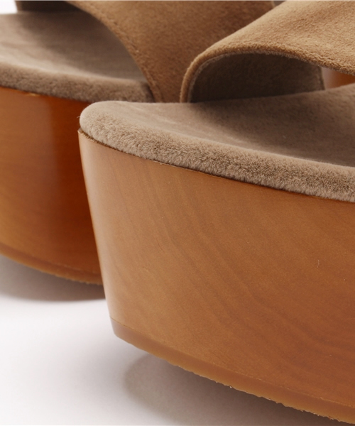 mystic（ミスティック）の「【mystic】ウッドソールサンダル（サンダル・レディース・その他22/キャメル/グレー・37/36/38）」の6枚目の写真