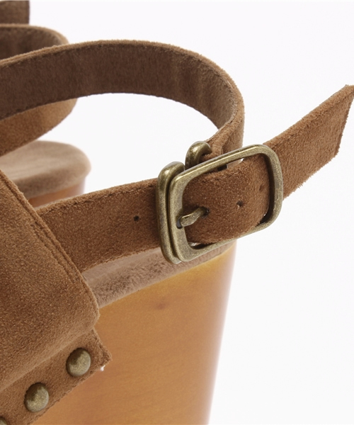 mystic（ミスティック）の「【mystic】ウッドソールサンダル（サンダル・レディース・その他22/キャメル/グレー・37/36/38）」の7枚目の写真