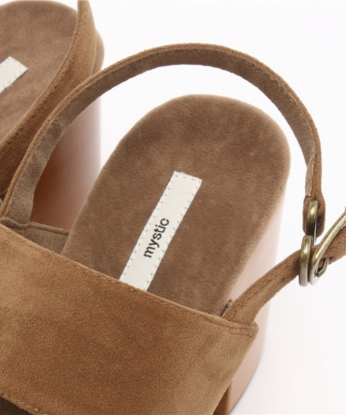 mystic（ミスティック）の「【mystic】ウッドソールサンダル（サンダル・レディース・その他22/キャメル/グレー・37/36/38）」の8枚目の写真