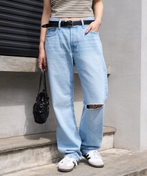 Levi's/リーバイス 501 90S FEELING RELEVANT/ミッドライズ ルーズフィット ダメージデニム　限定展開