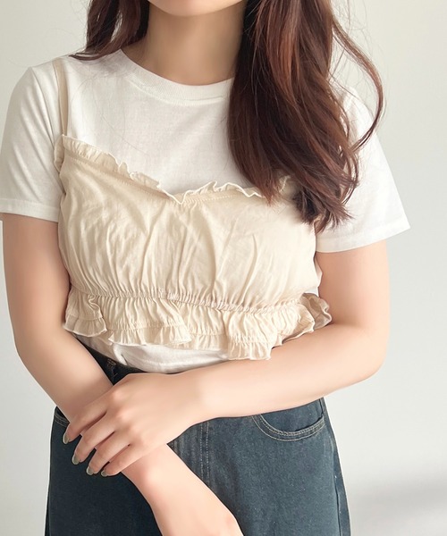 apres jour(アプレジュール)の「アソートギャザービスチェ【ZOZOTOWN限定アイテム】(ベスト・レディース・ベージュ系その他/ブラック/アイボリー・X-LARGE/フリー)」の22枚目の写真