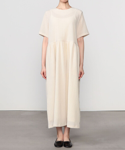 eunoia ユノイア glossy ruffle dress ワンピース eunoia ユノイア glossy ruffle dress ワンピース eunoia