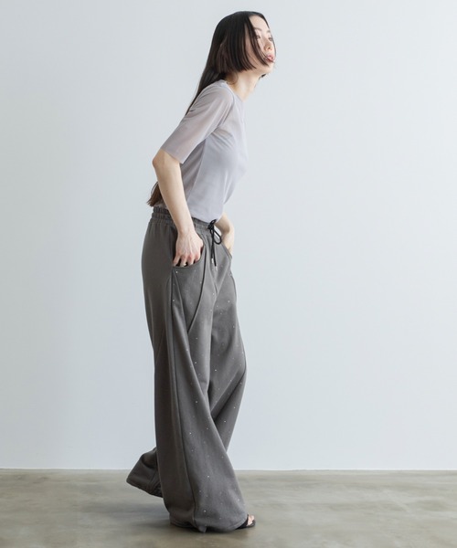 midorikawa 23ss ラメスウェットパンツ midorikawa 23ss ラメスウェットパンツ