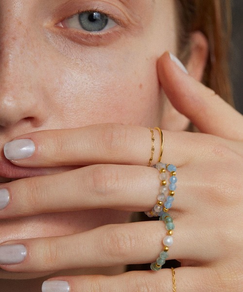 amulette] 「愛情を育み、心を豊かに」ブルーカルセドニー×アメジスト