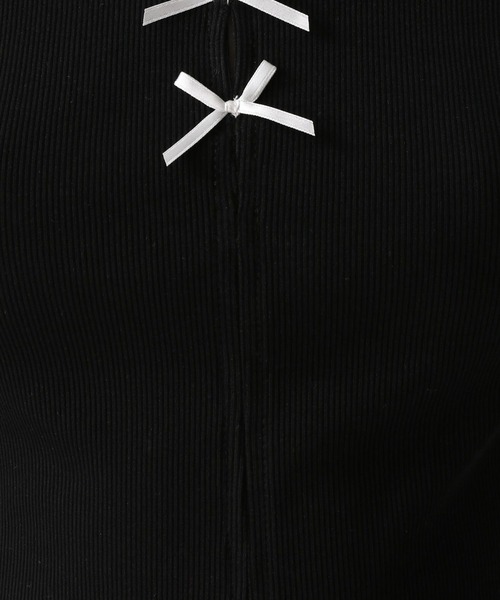 FOREVER 21(フォーエバー トゥエンティーワン)の「【2024SS】チビリボンTシャツ(Tシャツ/カットソー・レディース・オフホワイト/ブルー/ブラック・SMALL/MEDIUM)」の6枚目の写真