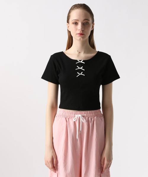 FOREVER 21(フォーエバー トゥエンティーワン)の「【2024SS】チビリボンTシャツ(Tシャツ/カットソー・レディース・オフホワイト/ブルー/ブラック・SMALL/MEDIUM)」の13枚目の写真