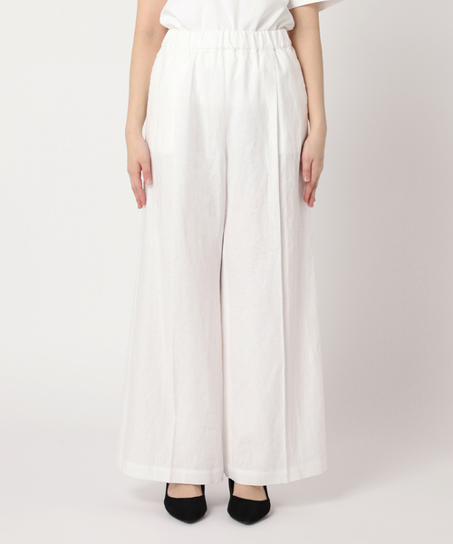 plage(プラージュ)の「Linen Relax Wide パンツ(その他パンツ・レディース・アイボリー/チャコールグレー/ホワイト/グリーン・34/36/38)」の22枚目の写真