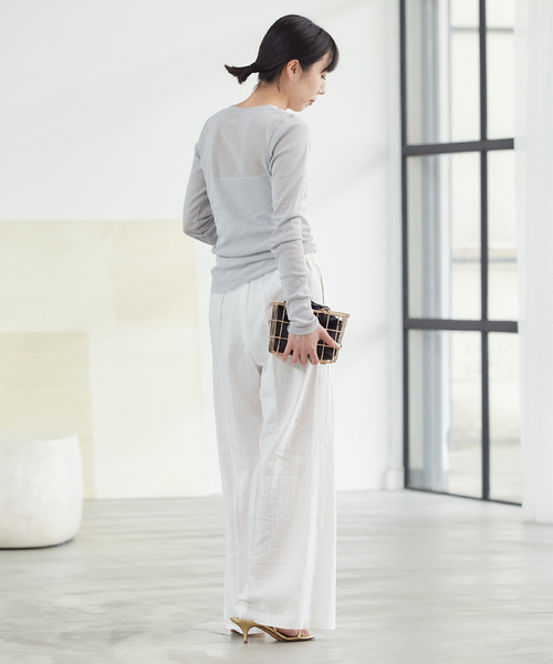 プラージュ plage linen bias relax PT セール】Linen Bias Relax パンツ◇（その他パンツ）｜Plage