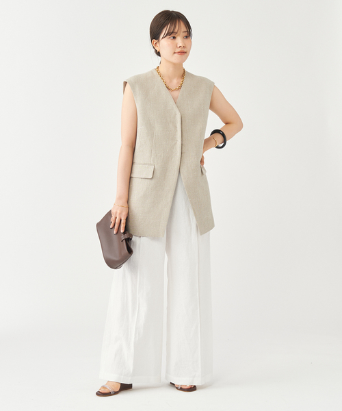 plage（プラージュ）の「Linen Relax Wide パンツ（その他パンツ