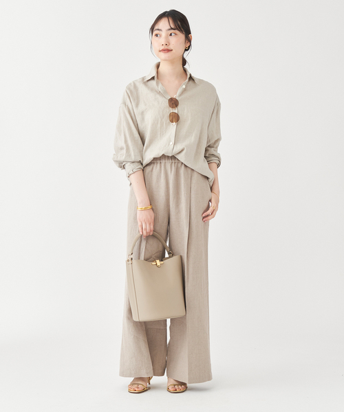 plage Linen Relax パンツ　プラージュ　リネンリラックスパンツ セール】Linen Relax Wide パンツ（その他パンツ）｜Plage