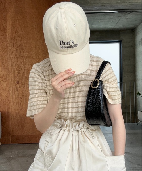 lawgy(ラウジー)の「border compact pullover / ボーダーコンパクトプルオーバー(Tシャツ/カットソー・レディース・ベージュ/カーキ/ブラック・FREE)」の6枚目の写真