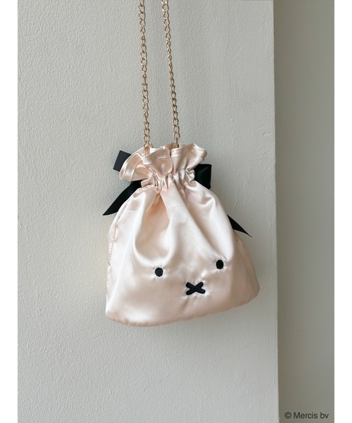 MIIA（ミーア）の「miffy 2way巾着バッグ（ショルダーバッグ・レディース・オフホワイト/ブルー/ブラック・FREE）」の15枚目の写真