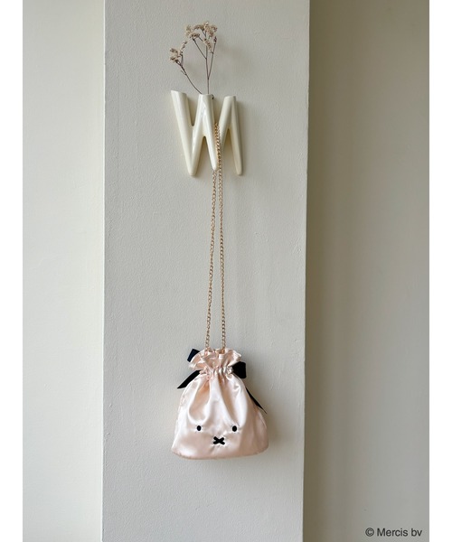 MIIA（ミーア）の「miffy 2way巾着バッグ（ショルダーバッグ・レディース・オフホワイト/ブルー/ブラック・FREE）」の16枚目の写真