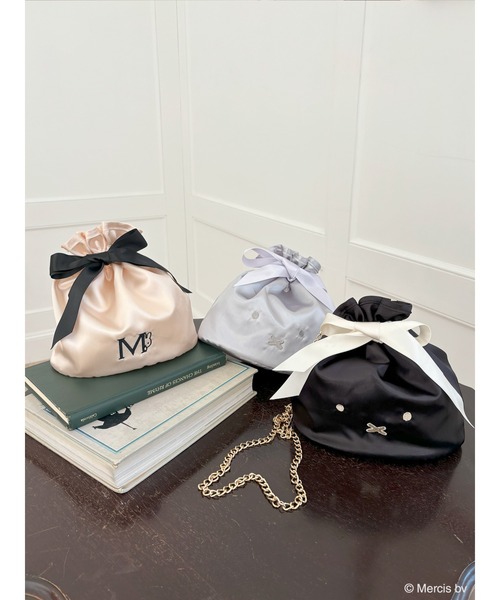 MIIA（ミーア）の「miffy 2way巾着バッグ（ショルダーバッグ・レディース・オフホワイト/ブルー/ブラック・FREE）」の11枚目の写真