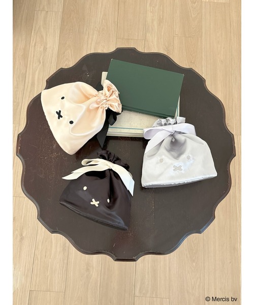 MIIA（ミーア）の「miffy 2way巾着バッグ（ショルダーバッグ・レディース・オフホワイト/ブルー/ブラック・FREE）」の12枚目の写真